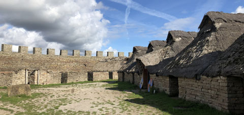 Die Ekeborg Rundburg auf &Ouml;land