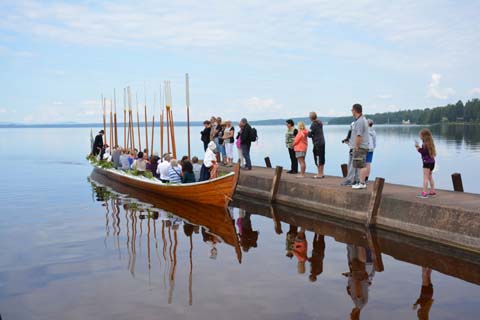 Die 'Kirchboote in R&auml;ttvik