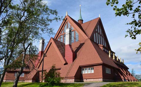 Die Kirche in Kiruna