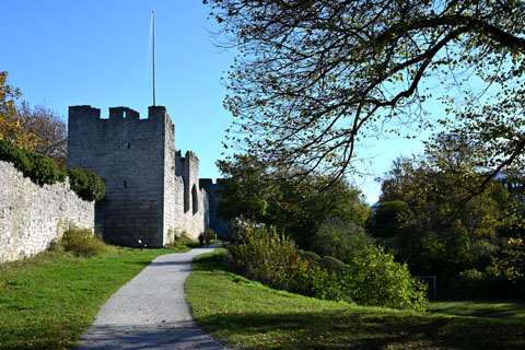 Die Ringmauer in Visby